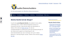 Desktop Screenshot of datenschutz.de