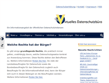 Tablet Screenshot of datenschutz.de